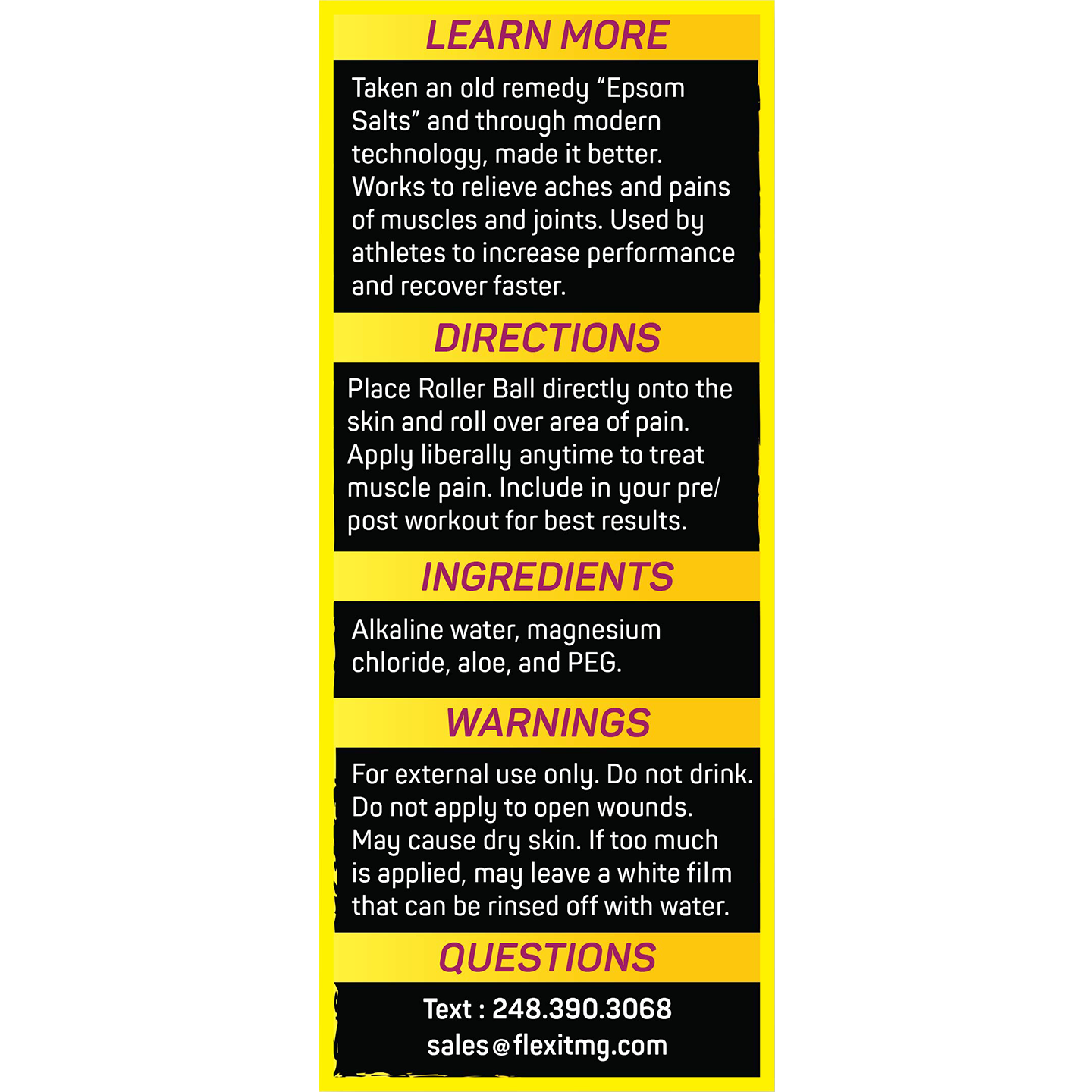 
                  
                    FLEXiT - Sports Performance Roll-On
                  
                